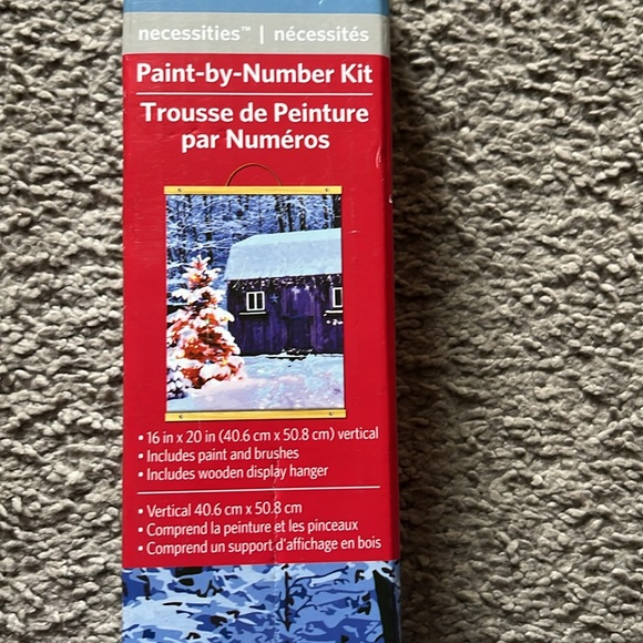 Christmas Scene Paint by Number Kit - Picture 2 of 4